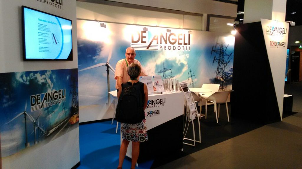 Bruno Neuviller of TCH De Angeli at our stand at Cigré 2016 in Paris