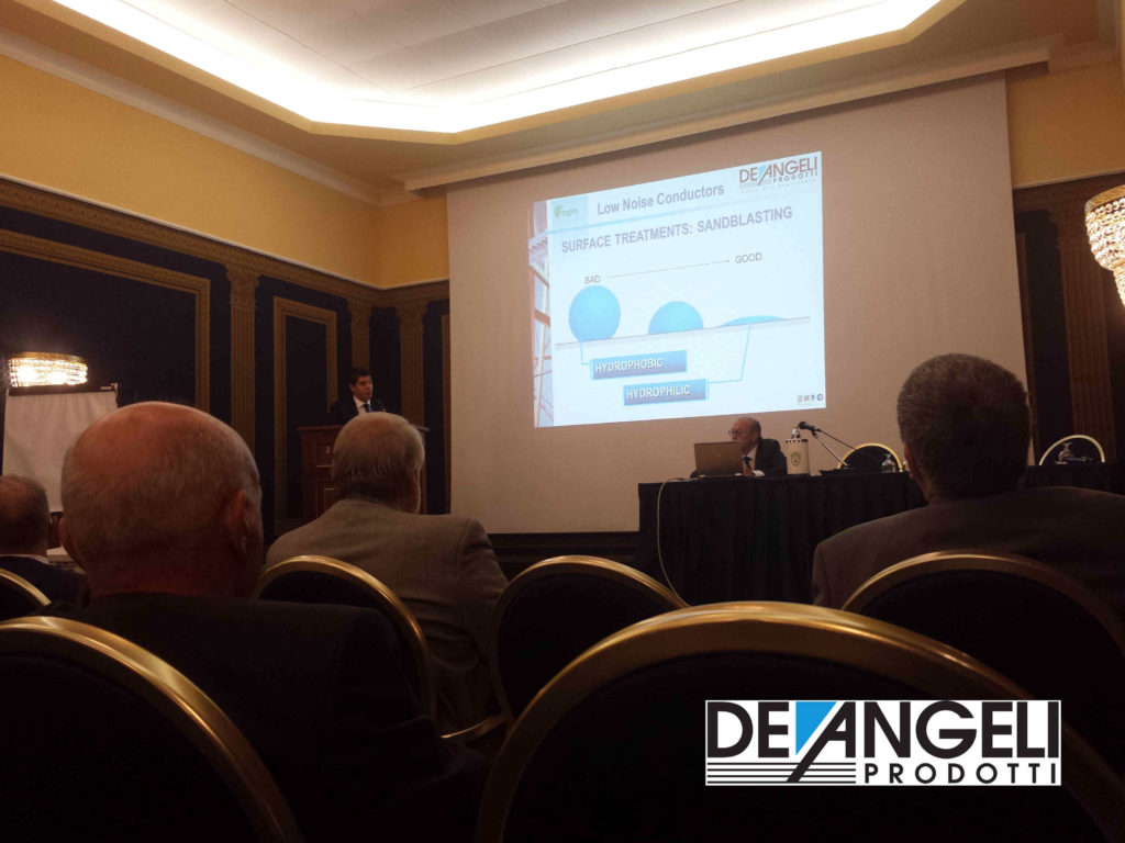 De Angeli Prodotti present its report entitled "New Technologies for Environmental Friendly Conductors" in Stresa.